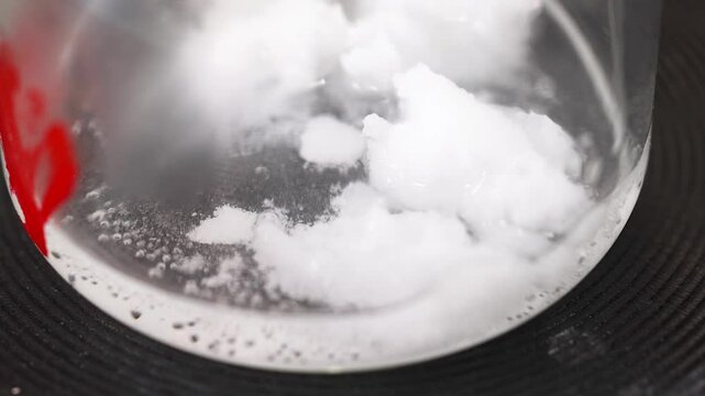 Sodium Acetate Crystallization Experiment