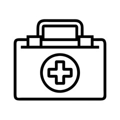 Obraz premium first aid box icon design