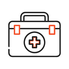 first aid box icon design