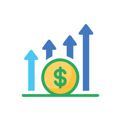  Icons Representing Business Profit Trends