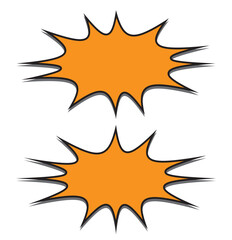 comic expression bubble icon over white background. colorful design. vector illustration. 