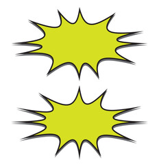 comic expression bubble icon over white background. colorful design. vector illustration. 