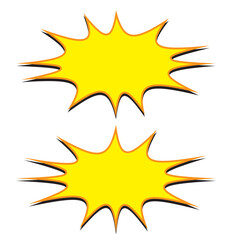 comic expression bubble icon over white background. colorful design. vector illustration. 