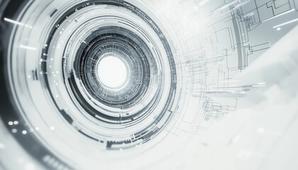 Digital background perfect for tech processes, neural networks, artificial intelligence, data transfer and security, ai generated background for digital storage, multimedia presentations