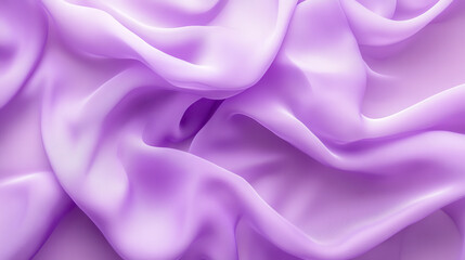 Obraz premium Lilac Dreams: A luxurious, soft lilac fabric forms elegant ripples and folds, capturing a delicate sense of femininity, ethereal elegance, and tranquil beauty. 