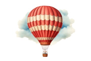Fototapeta premium Balloon aircraft vehicle hot air balloon.