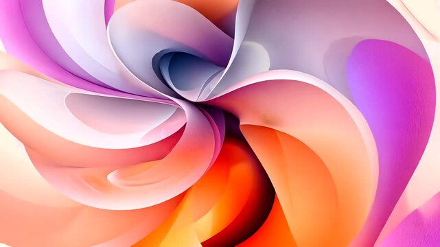 Abstract swirling pastel colors, dynamic design, background blur, website header