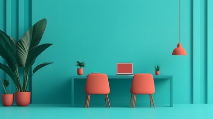 Team of Recruiters Strategizing in a Modern Office Setting