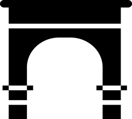 Rounded Filled Arch Icon