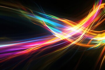 Transparent Neon light sunlight reflections backgrounds abstract lighting.