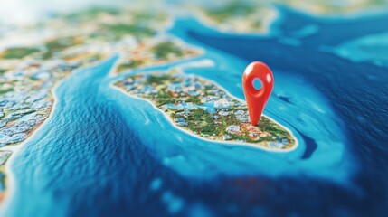 Detailed map of affected islands in the Pacific region, illustrating the geographical impact of recent natural events. Core concept: Visual representation of environmental changes and their localized