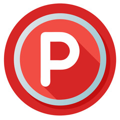 parking sign icon design