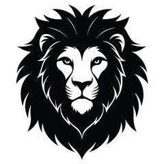 Obraz premium The large lion-head graphics
