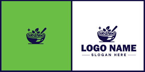 Meal Prep Service icon Meal delivery  service Pre-cooked meal service  flat logo sign symbol editable vector