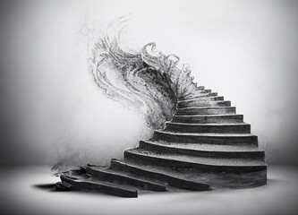 Sand stairs entire generative AI