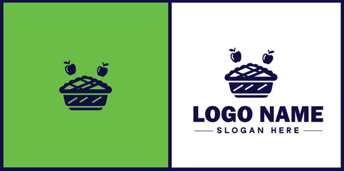 Meal Prep Service icon Meal delivery  service Pre-cooked meal service  flat logo sign symbol editable vector