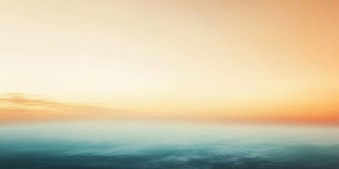 Fototapeta premium Serene Sunset over Misty Landscape 