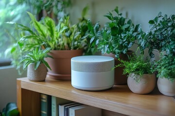 Smart Home Hub: A Modern and Minimalist Tech Center for Your Living Space