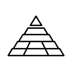 pyramid icon design
