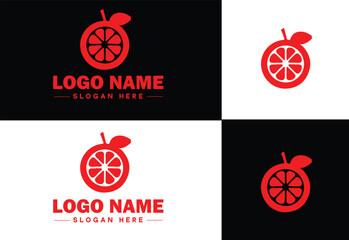 Nutritionist icon Dietitian Nutritional consultant Food specialist flat logo sign symbol editable vector