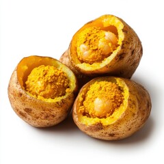 Baby potatoes filled with a chickpea 