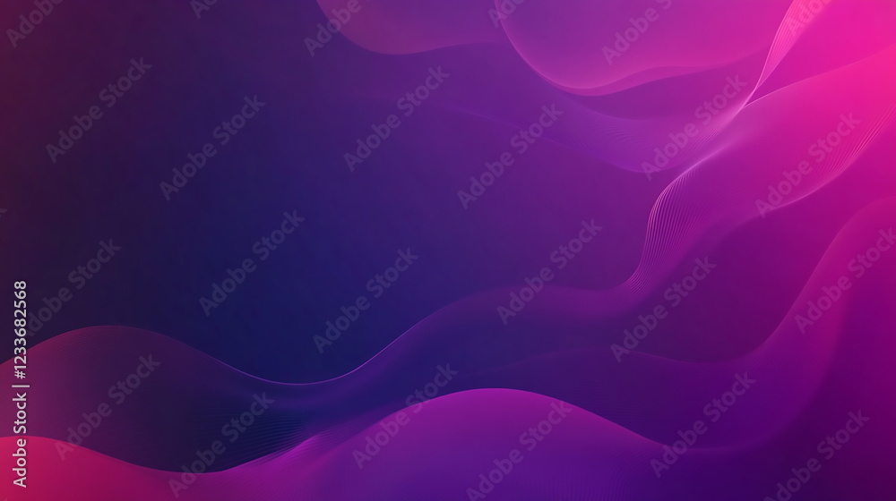 Wall mural a smooth gradient transition from purple to pink to blue, creating a vibrant and colorful background