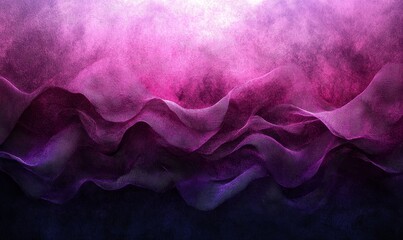 Obraz premium abstract wavy texture with purple and pink hues. The soft, flowing lines evoke a sense of movement and create a dreamy atmosphere 