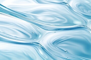 Abstract blue water flow background