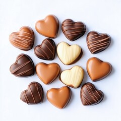 Fototapeta premium Chocolate gift for Valentine’s Day celebration.