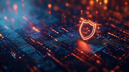 Digital education concept. A calm, glowing emblem on a certificate of completion, representing verified excellence in online learning, with a peaceful and uplifting visual to enhance the feeling  