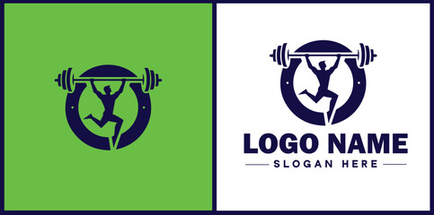 Physical Therapy icon Physiotherapy Rehab therapy Kinesiotherapy flat logo sign symbol editable vector