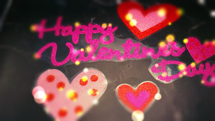 Valentines Day with pictures of flowers, hearts and Background make you feel the Love in the Air