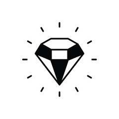 Diamond vector icon