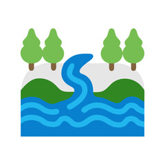 river icon design
