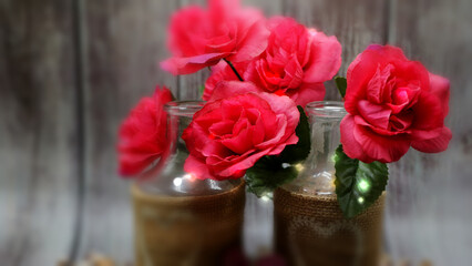 Valentines Day with pictures of flowers, hearts and Background make you feel the Love in the Air