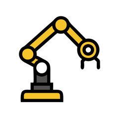 robot arm icon design