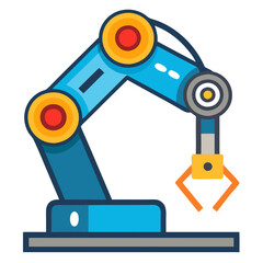 robot arm icon design