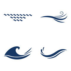 Naklejka premium Wave Logo Vector Art, Icons, and Graphics