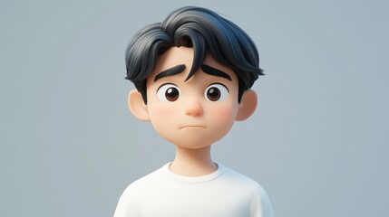 A 3D style cartoon character of a happy adult man, dressed as a successful businessman, is giving a thumbs up gesture with a broad smile.