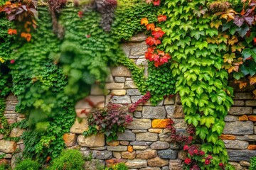 Ivy-Covered Wall Creates a Lush Tapestry