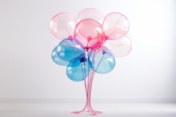 A Dance of Colorful Glass Flowers Vibrant Glass Petals on Dark Canvas Macro Marvels of Color and Light