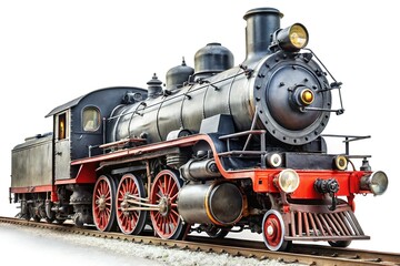 Fototapeta premium Vintage Locomotive Standing Tall