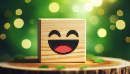 Smiling emoji happy and cheerful, representing summer vibes, joy, and fun in a cute cartoon style.