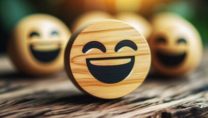 Smiling emoji happy and cheerful, representing summer vibes, joy, and fun in a cute cartoon style.