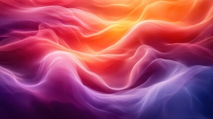 Obraz premium Abstract Colorful Waves: A Symphony of Hues