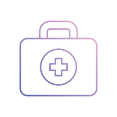 Medical Box icon design stock illustration
