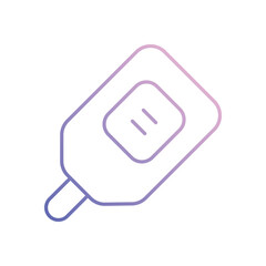 Thermometer icon design stock illustration