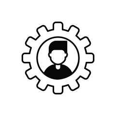 Employee vector icon