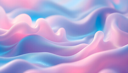 Obraz premium An abstract background with watercolor-like patterns blending warm sunset hues and cool ocean tones for a serene effect