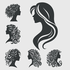 woman silhouette vector art pack